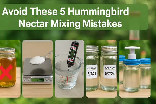 img of Avoid These 5 Hummingbird Nectar Mixing Mistakes – Expert Tips & Tools