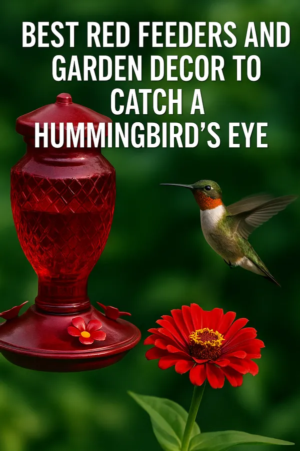 img of Best Red Feeders & Decor to Attract Hummingbirds – Expert Picks