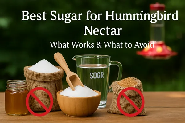img of Best Sugar for Hummingbird Nectar – Safe & Recommended Options