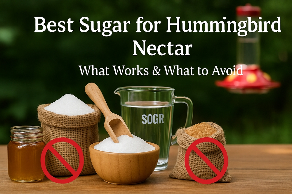 img of Best Sugar for Hummingbird Nectar – Safe & Recommended Options
