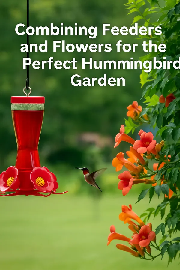 img of Combining Feeders and Flowers for the Perfect Hummingbird Garden