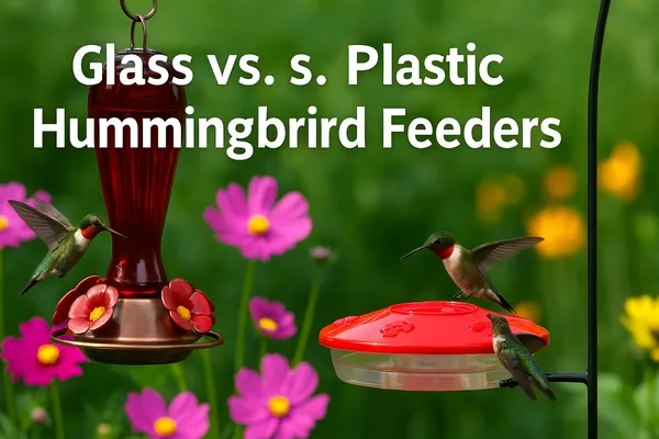 img of Glass vs Plastic Hummingbird Feeders – Expert Comparison & Best Picks