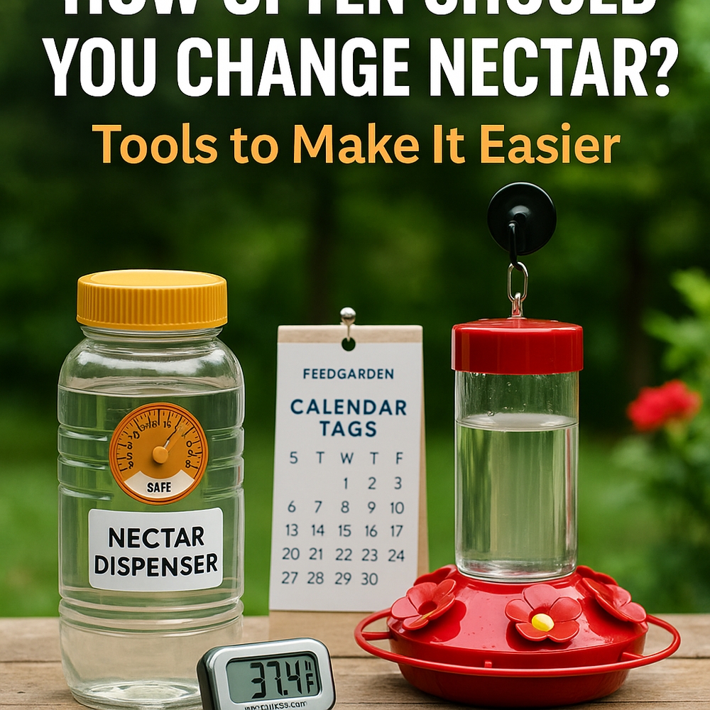 img of How Often You Should Change Hummingbird Nectar – Expert Schedule & Tools
