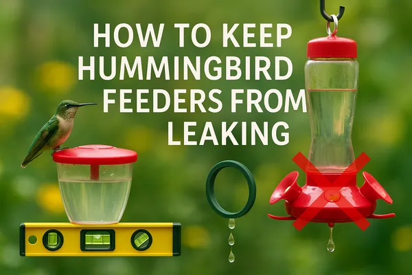 img of How to Keep Hummingbird Feeders from Leaking – Leakproof Tips & Amazon Picks