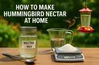 img of How to Make Hummingbird Nectar at Home – Safe DIY 4:1 Recipe + Tools