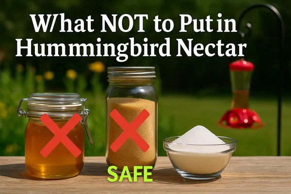 img of What NOT to Put in Hummingbird Nectar – Avoid Harmful Ingredients